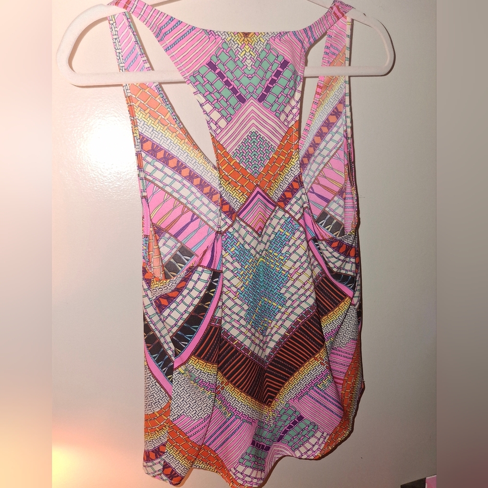 Mara Hoffman Multicolor Geometric Pattern Top - Picture 3 of 4